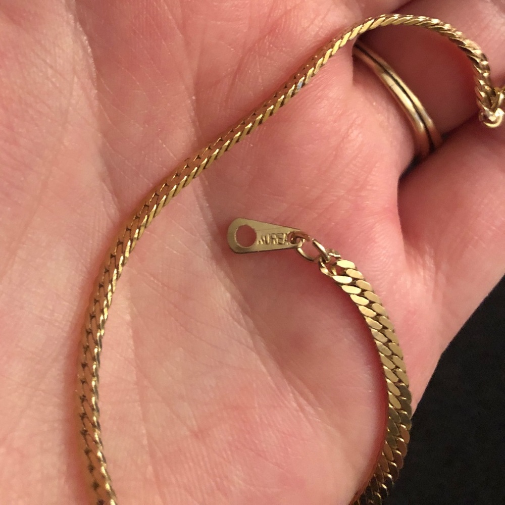 Gold tone snake chain bracelet Marked “Korea” - Picture 5 of 6